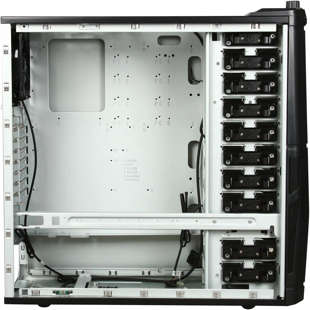 Alt view image 9 of 13 - Thermaltake Element V VL20001W2Z Black Steel SECC / Plastic ATX Full Tower Computer Case