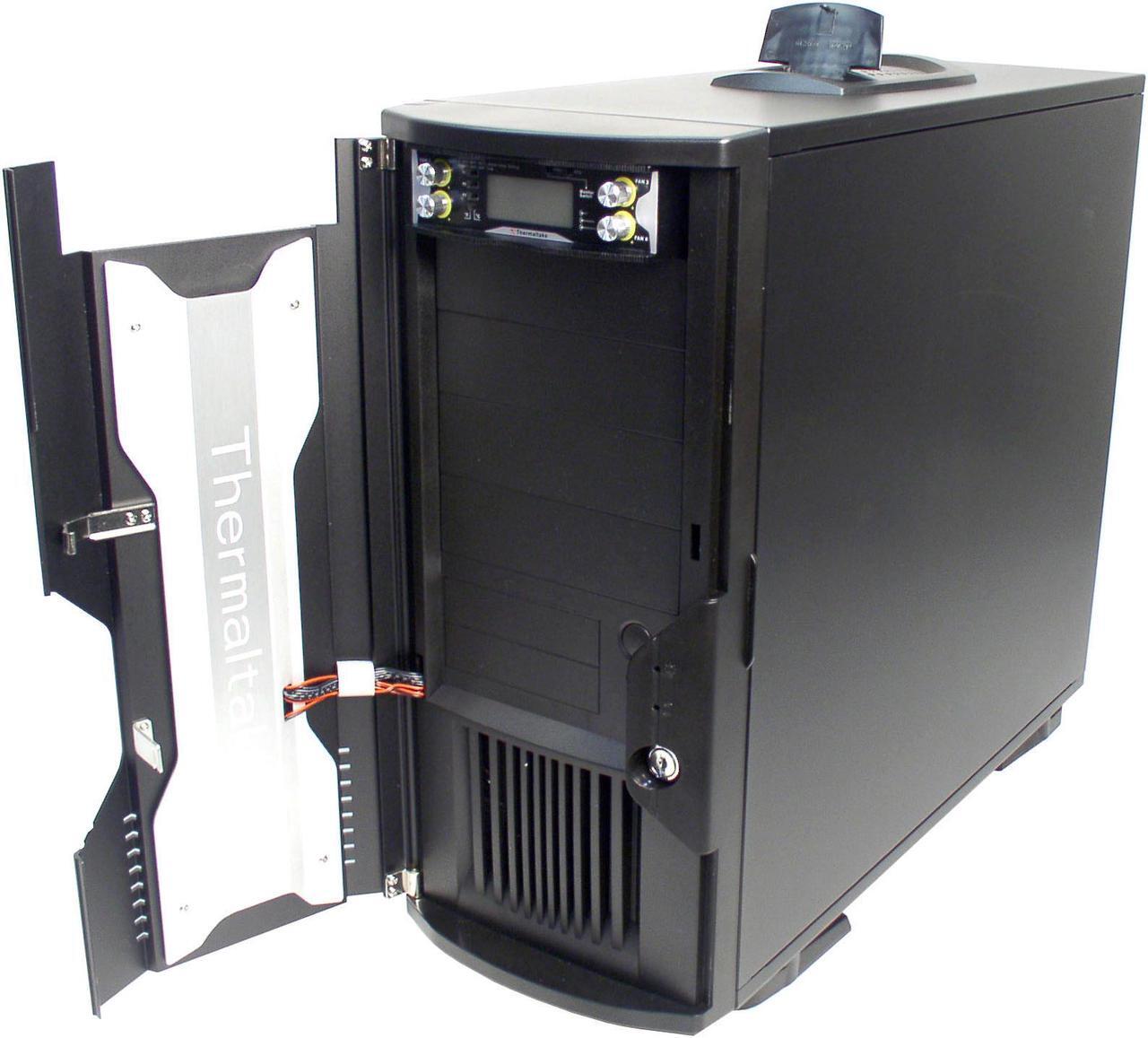 Alt view image 5 of 10 - Thermaltake Xaser V Damier V5420AU Black Aluminum / Steel ATX Mid Tower Computer Case 420W Power Supply