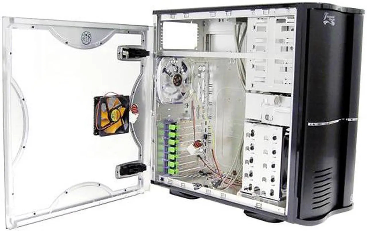 Alt view image 11 of 18 - Thermaltake Tsunami VA3000BWA Black Aluminum ATX Mid Tower Computer Case