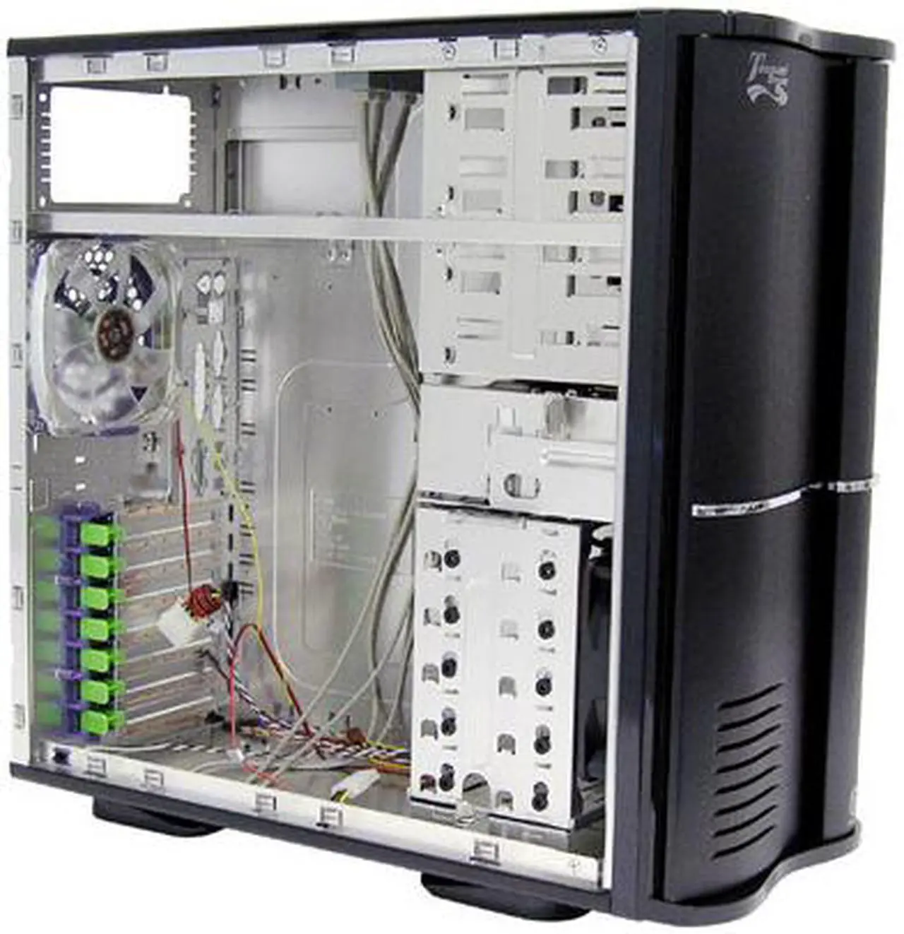 Alt view image 13 of 18 - Thermaltake Tsunami VA3000BWA Black Aluminum ATX Mid Tower Computer Case