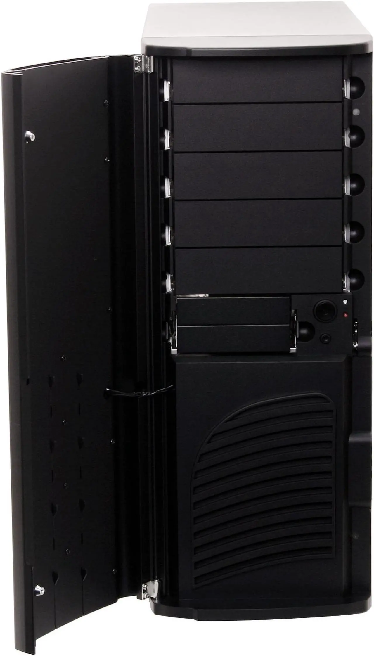 Alt view image 4 of 13 - Thermaltake SHARK VA7000BWA Black Aluminum ATX Full Tower Computer Case