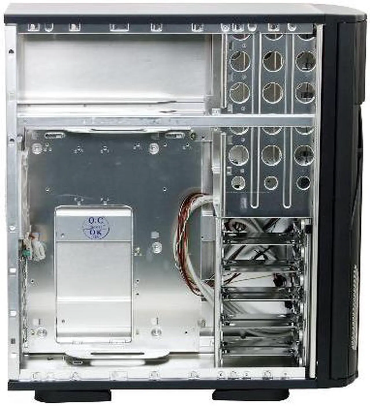 Alt view image 9 of 13 - Thermaltake SHARK VA7000BWA Black Aluminum ATX Full Tower Computer Case
