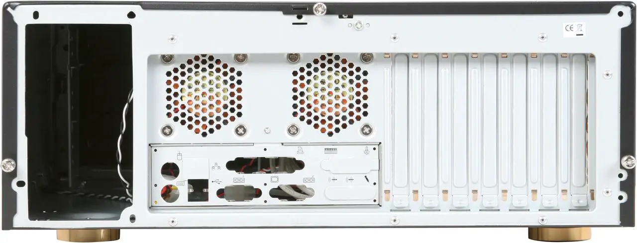 Alt view image 6 of 11 - Thermaltake Black Aluminum / Steel Bach Media Lab VB8000BNS ATX Media Center / HTPC Case
