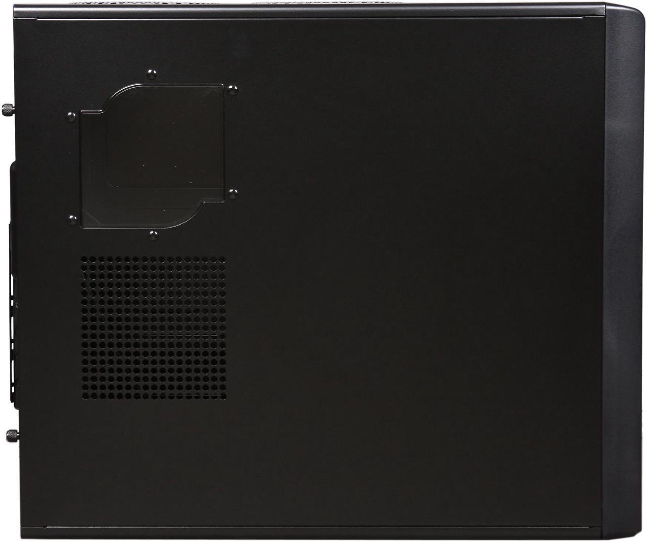 Alt view image 4 of 10 - Thermaltake V4 Black Edition Gaming Chassis Mid Tower Steel Computer Case Fully Black Powdered Interior VM30001W2Z