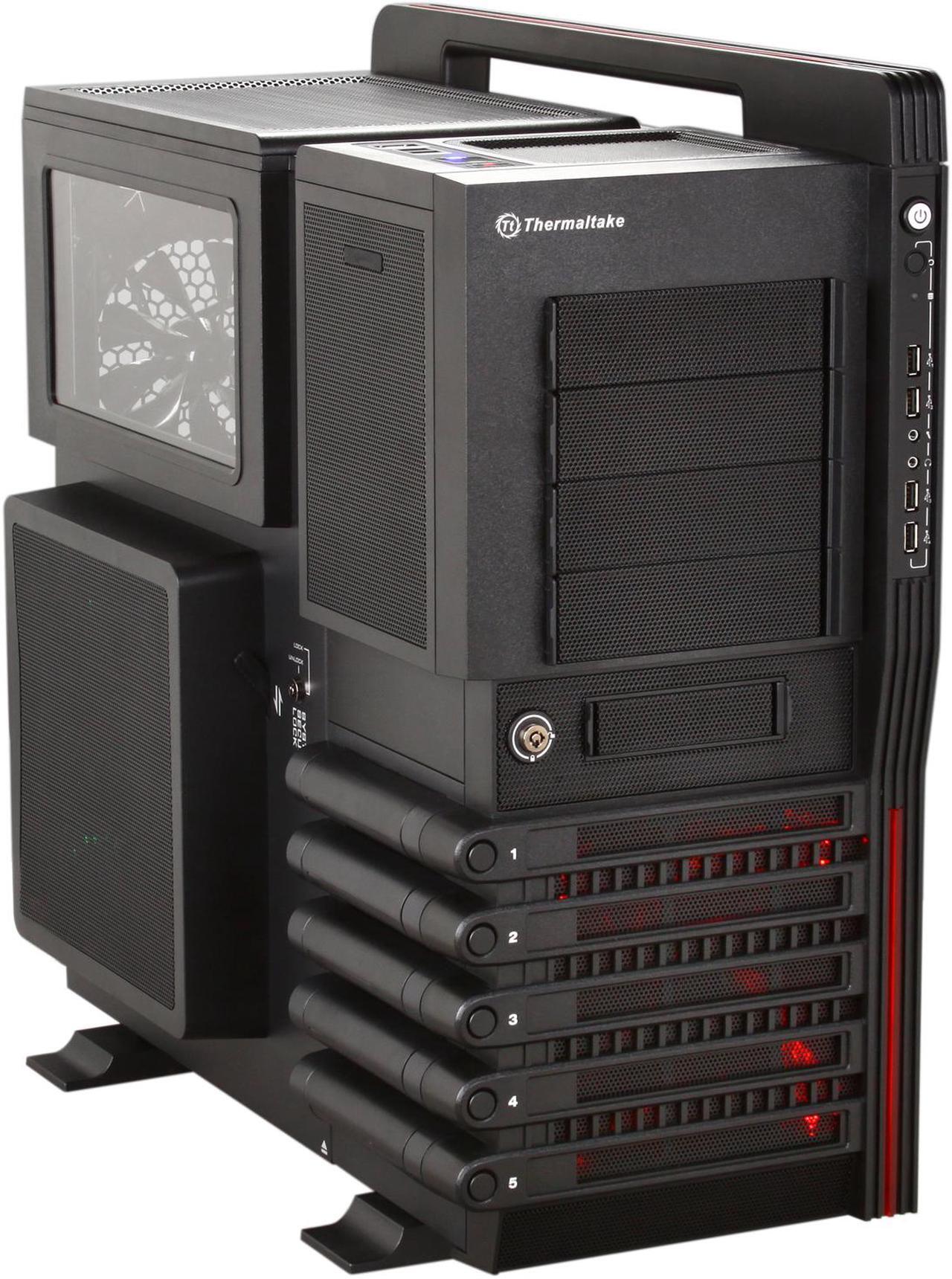 Main image of Thermaltake Level 10 GT (VN10001W2N) Black SECC / Plastic ATX Full Tower Computer Case with Four Fans - 1 x 200mm Colorshift side fan, 1 x 200mm top fan, 1 x 200mm front fan and 1 x 140mm rear fan