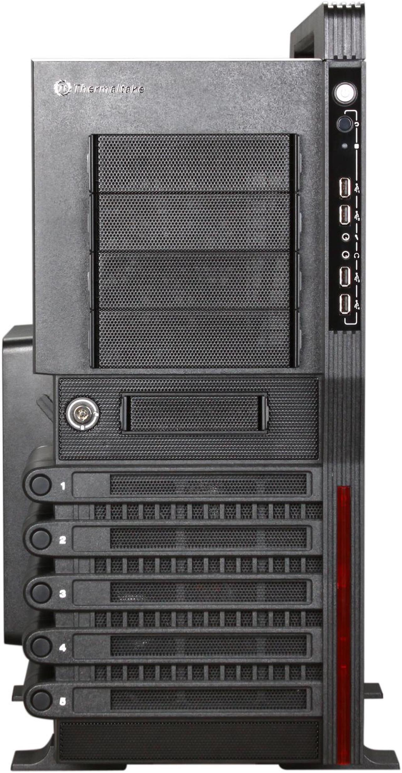 Alt view image 2 of 10 - Thermaltake Level 10 GT (VN10001W2N) Black SECC / Plastic ATX Full Tower Computer Case with Four Fans - 1 x 200mm Colorshift side fan, 1 x 200mm top fan, 1 x 200mm front fan and 1 x 140mm rear fan