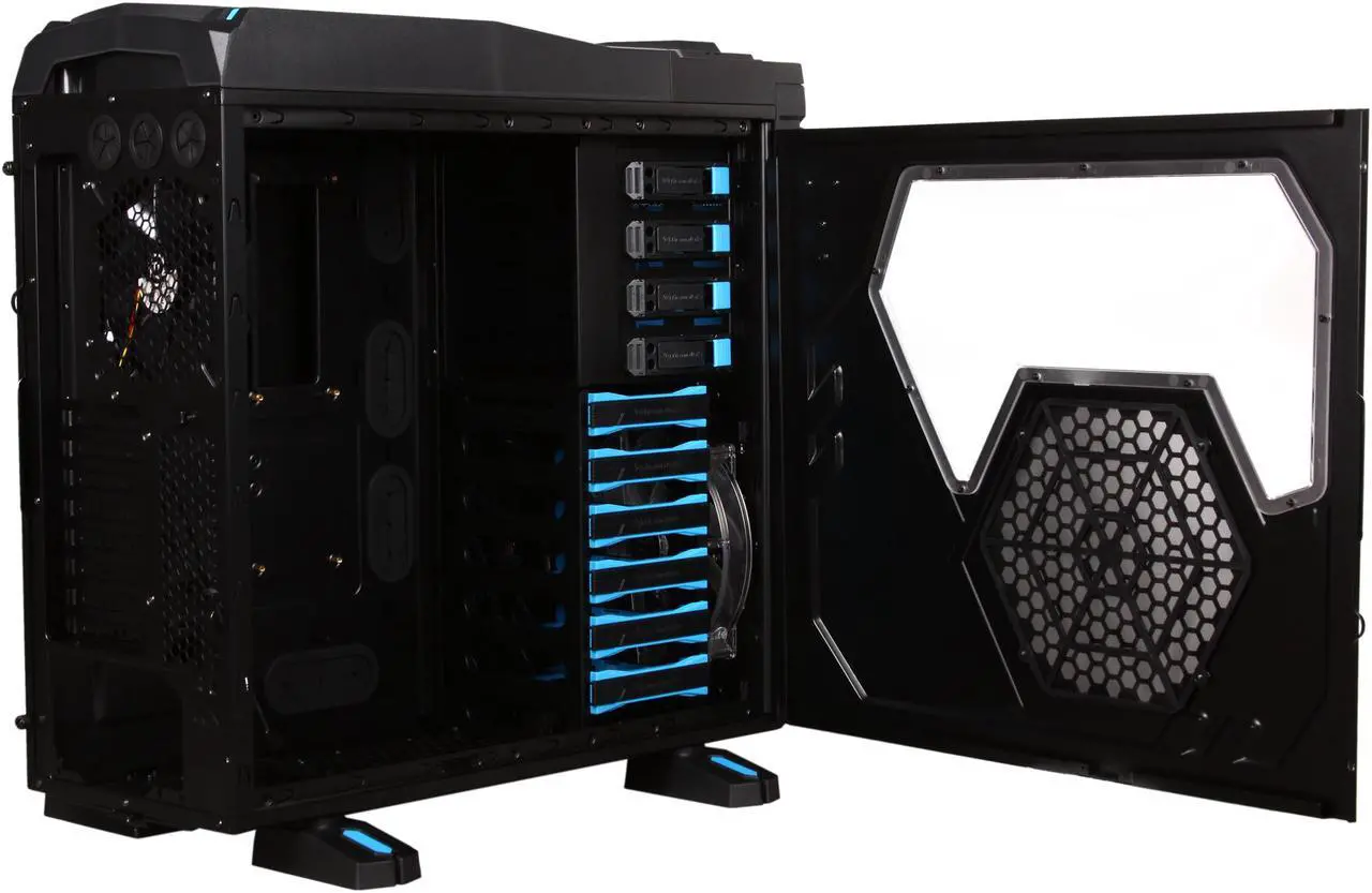 Alt view image 5 of 10 - Thermaltake Chaser Series Chaser MK-I (VN300M1W2N) Black SECC Extra Big ATX Tower Computer Case Support ATX PS2 Power Supply