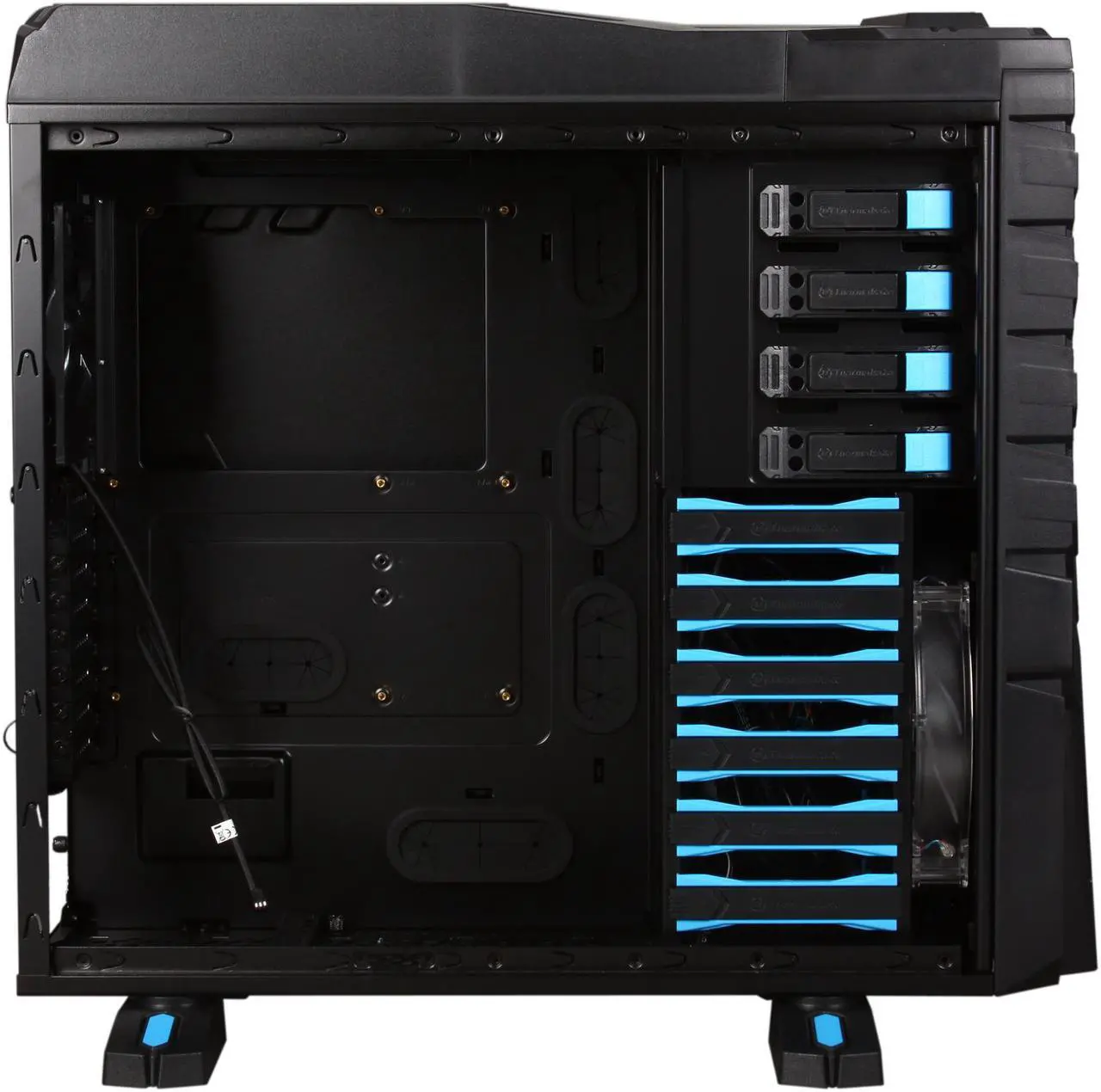 Alt view image 6 of 10 - Thermaltake Chaser Series Chaser MK-I (VN300M1W2N) Black SECC Extra Big ATX Tower Computer Case Support ATX PS2 Power Supply