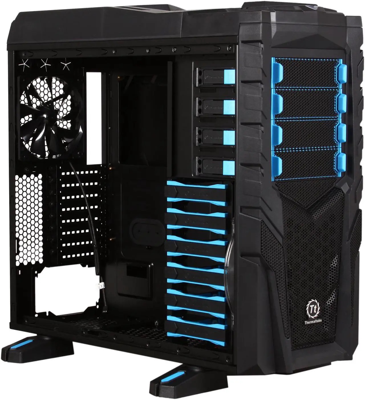 Alt view image 7 of 10 - Thermaltake Chaser Series Chaser MK-I (VN300M1W2N) Black SECC Extra Big ATX Tower Computer Case Support ATX PS2 Power Supply