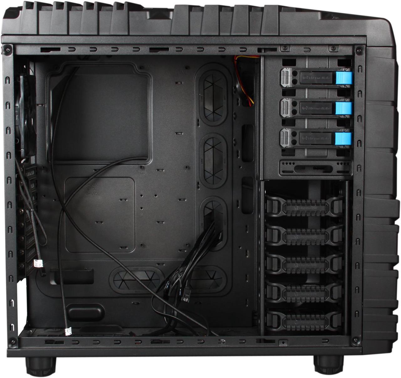 Alt view image 6 of 9 - Thermaltake Overseer RX-I VN700M1W2N Black SECC ATX Full Tower Computer Case Standard PS2 PSU Power Supply