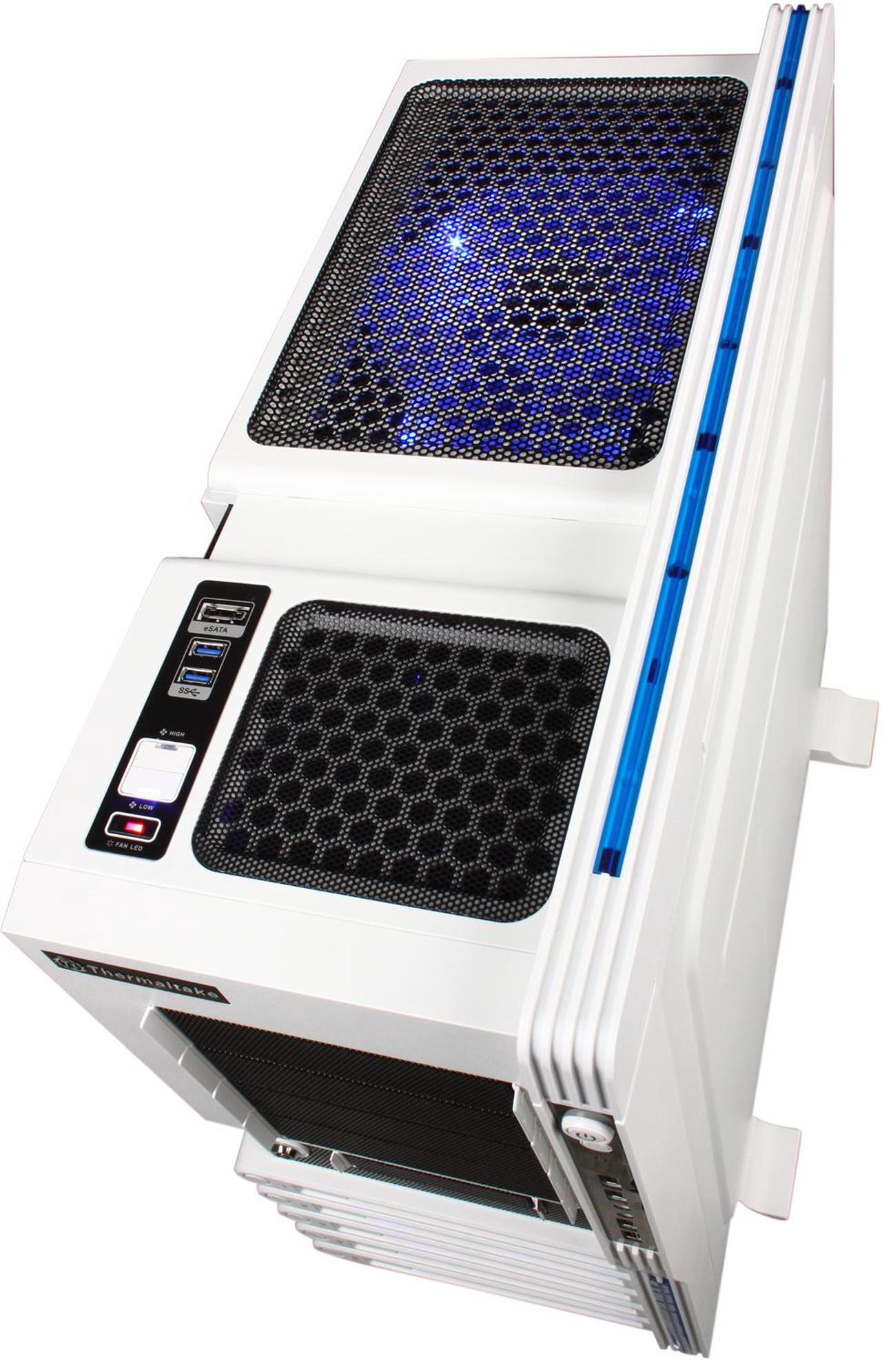 Alt view image 5 of 15 - Thermaltake Level 10 GT UGK Combat Snow Edition (VN10006W2N-B) Ultimate Gaming Kit White and Black SECC / Plastic ATX Full Tower Computer Case with Tt eSPORTS MEGA G1 Keyboard, Black Gaming Mouse and Shock Gaming Headset