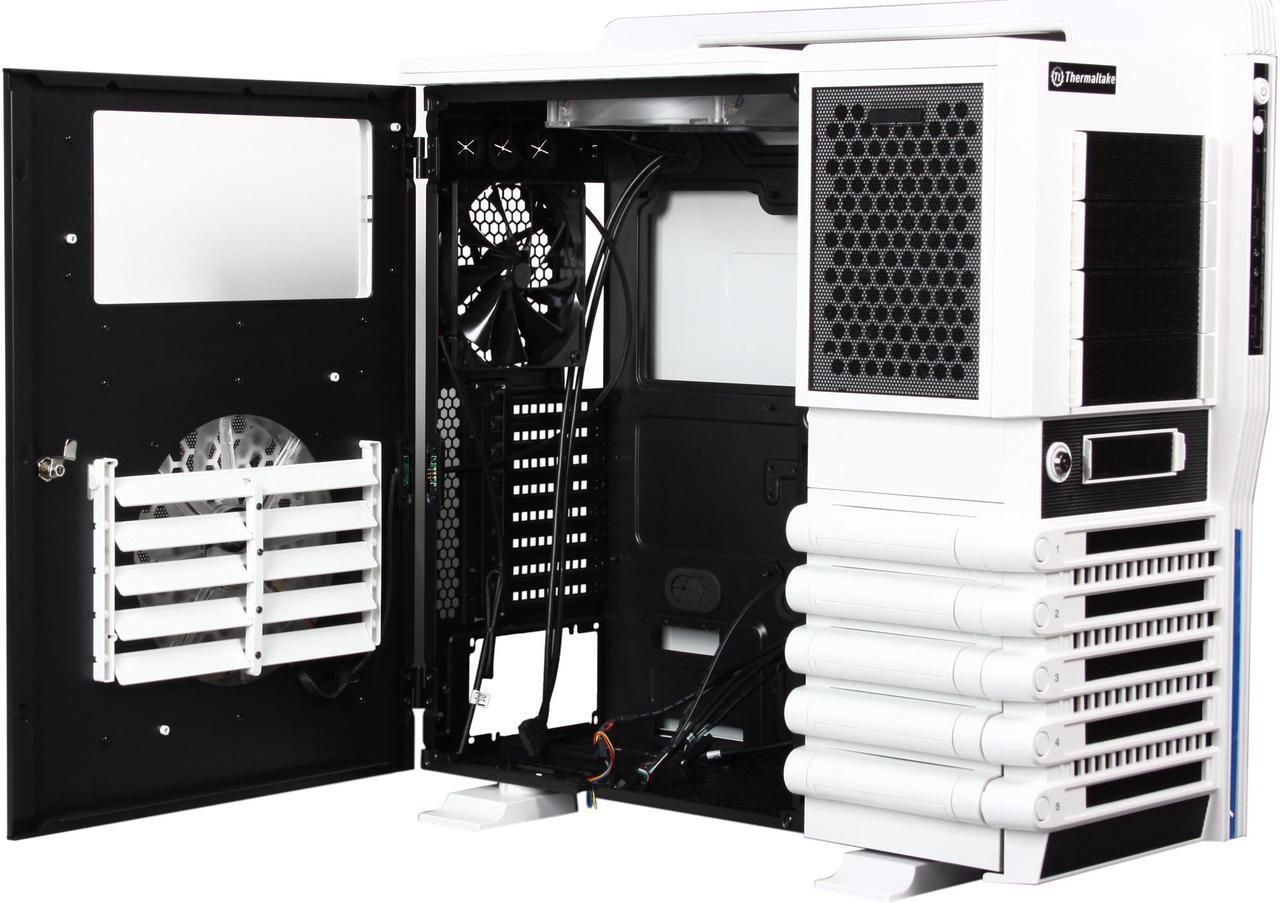 Alt view image 6 of 15 - Thermaltake Level 10 GT UGK Combat Snow Edition (VN10006W2N-B) Ultimate Gaming Kit White and Black SECC / Plastic ATX Full Tower Computer Case with Tt eSPORTS MEGA G1 Keyboard, Black Gaming Mouse and Shock Gaming Headset
