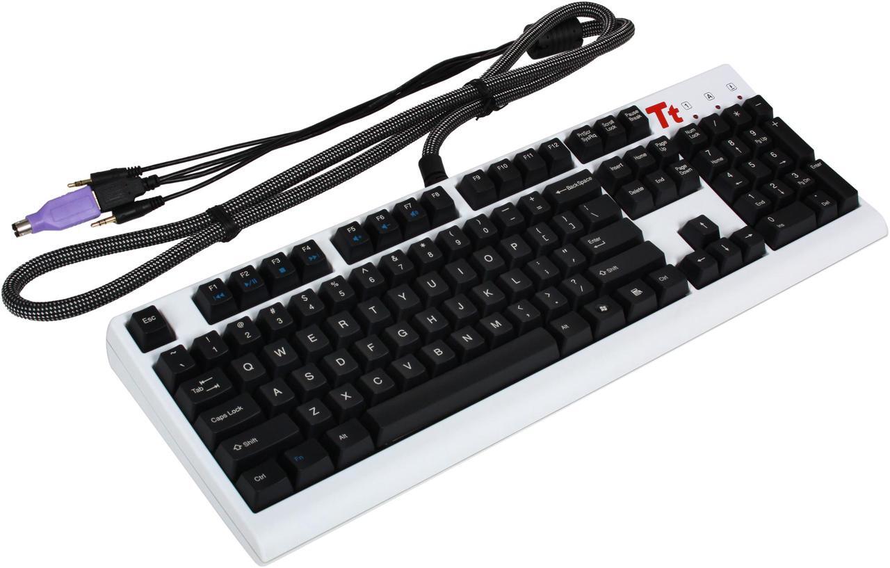 Alt view image 10 of 15 - Thermaltake Level 10 GT UGK Combat Snow Edition (VN10006W2N-B) Ultimate Gaming Kit White and Black SECC / Plastic ATX Full Tower Computer Case with Tt eSPORTS MEGA G1 Keyboard, Black Gaming Mouse and Shock Gaming Headset