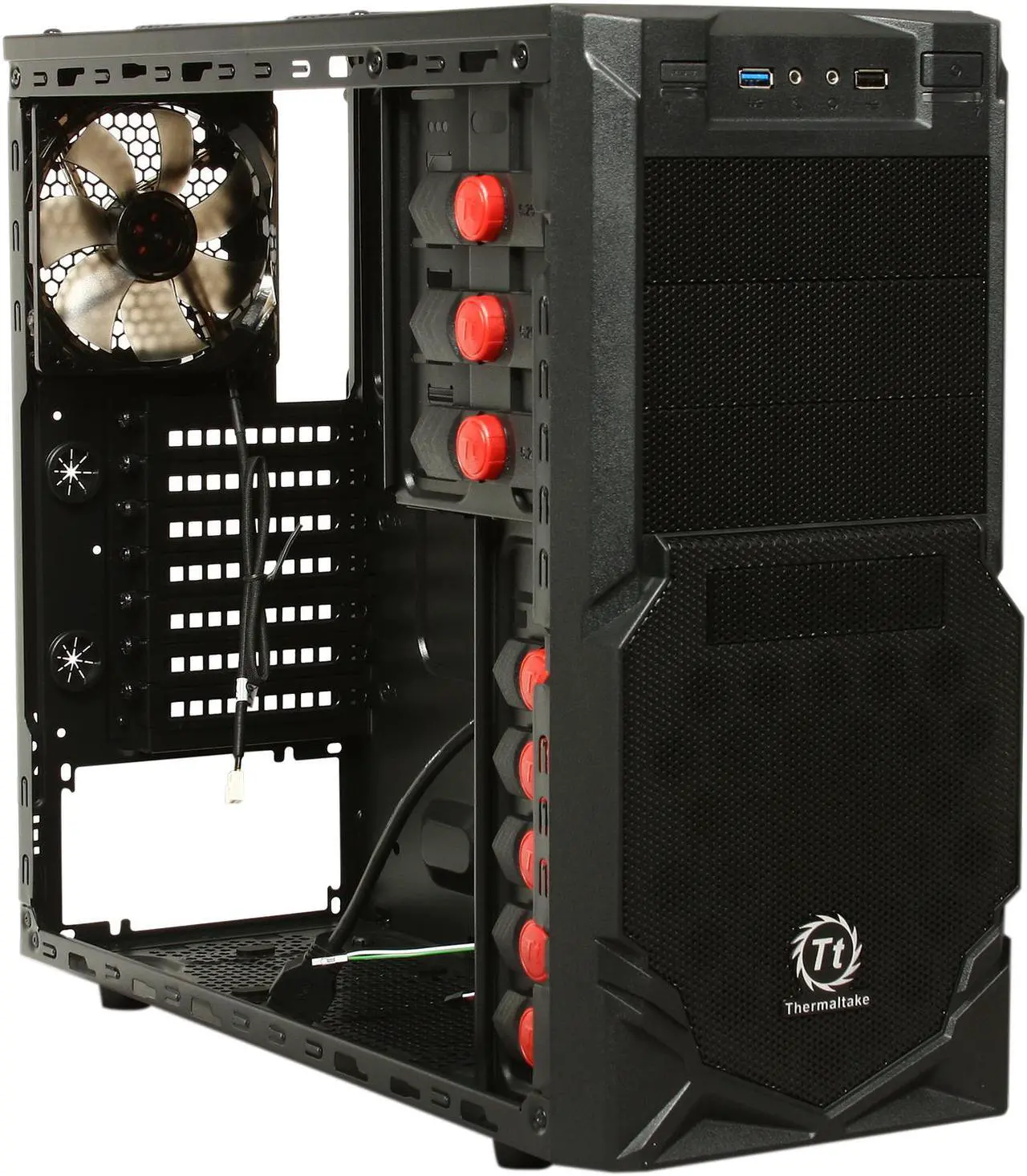 Alt view image 7 of 9 - Thermaltake Commander Series Commander MS-II Black SECC ATX Mid Tower Computer Case
