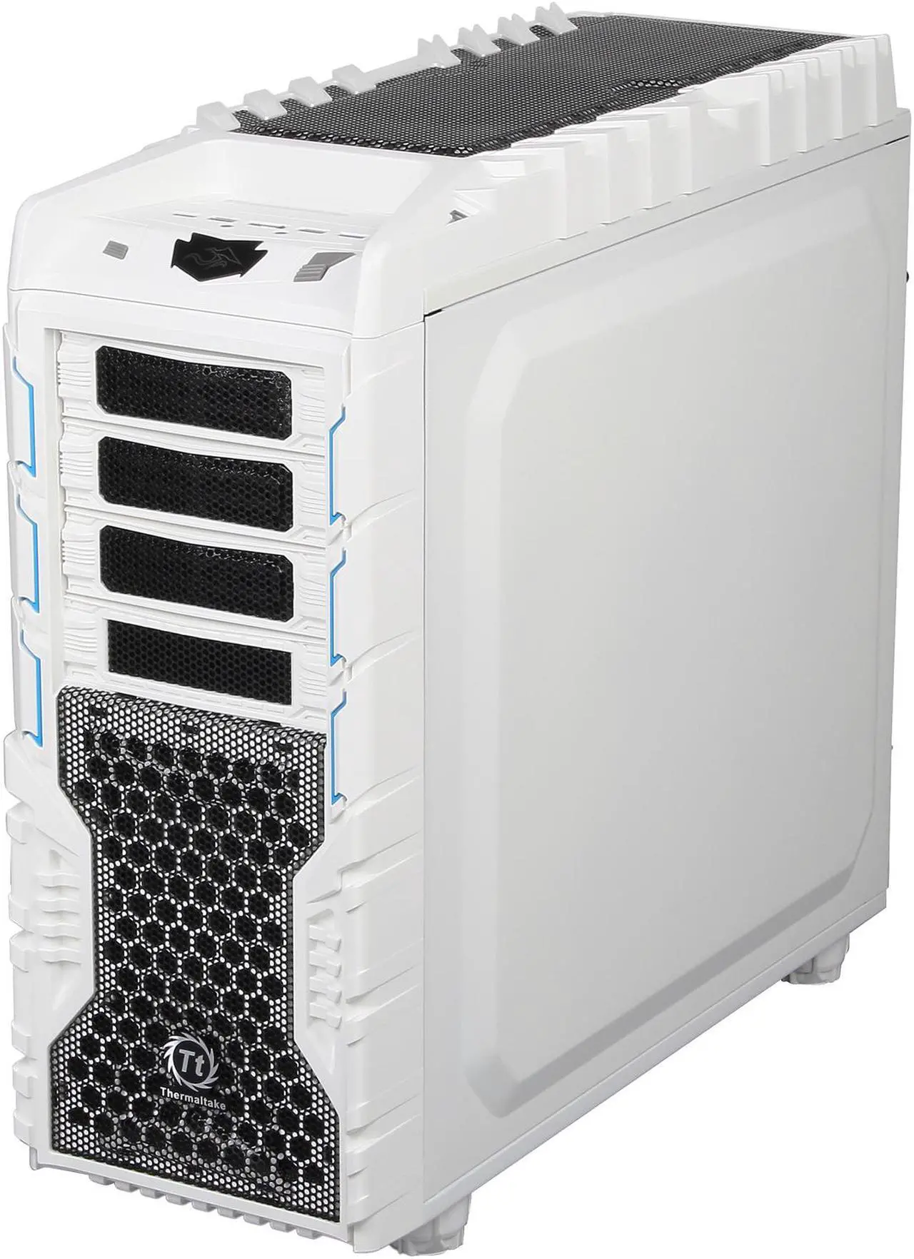 Alt view image 3 of 10 - Thermaltake Overseer RX-I Snow Edition VN700M6W2N White Steel / Plastic ATX Full Tower Computer Case