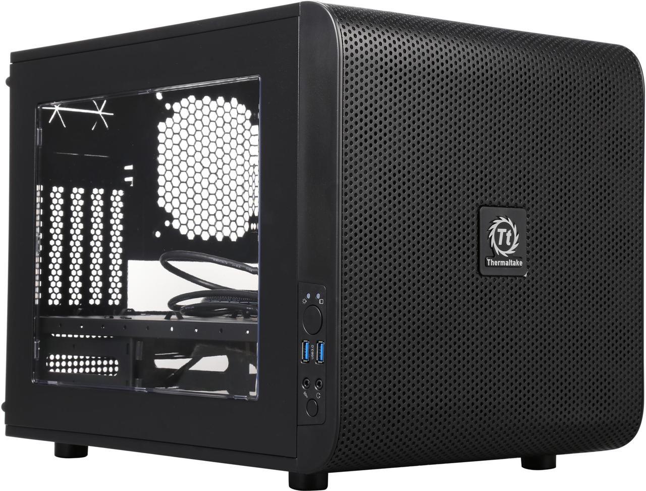 Main image of Thermaltake Core V21 Black Extreme Micro ATX Cube Chassis CA-1D5-00S1WN-00
