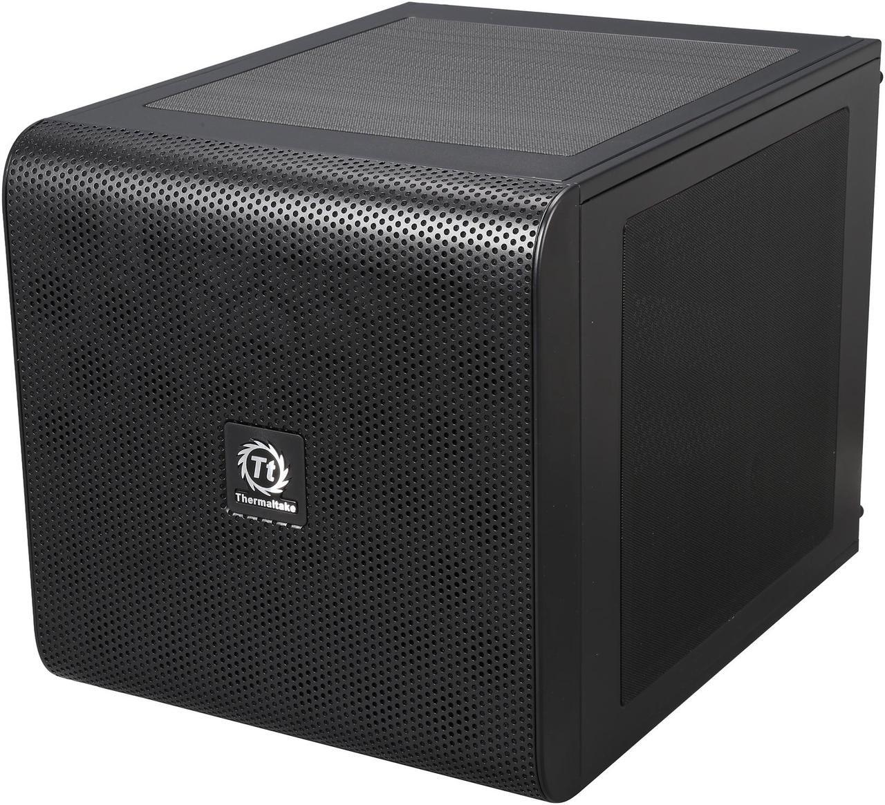 Alt view image 4 of 15 - Thermaltake Core V21 Black Extreme Micro ATX Cube Chassis CA-1D5-00S1WN-00