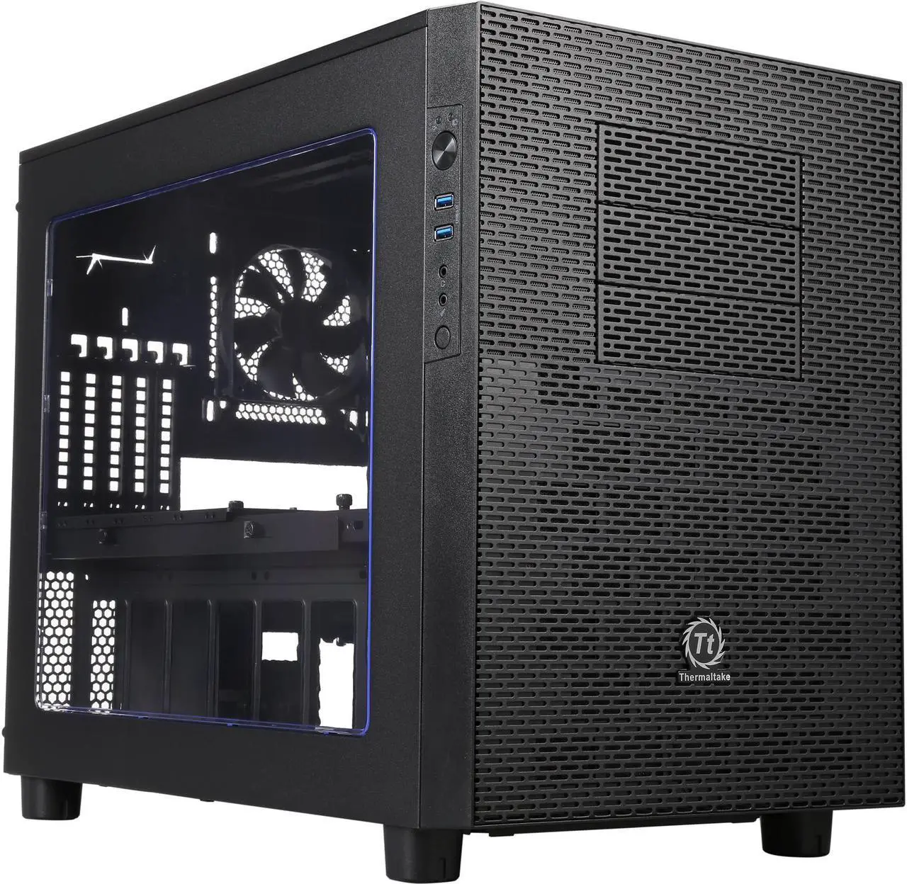 Main image of Thermaltake Core X2 Black Micro ATX Stackable Tt LCS Certified Cube Chassis CA-1D7-00C1WN-00