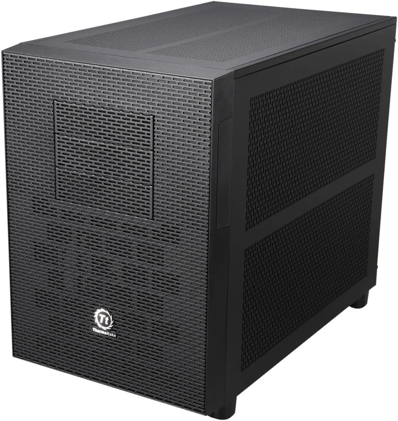 Alt view image 4 of 8 - Thermaltake Core X2 Black Micro ATX Stackable Tt LCS Certified Cube Chassis CA-1D7-00C1WN-00