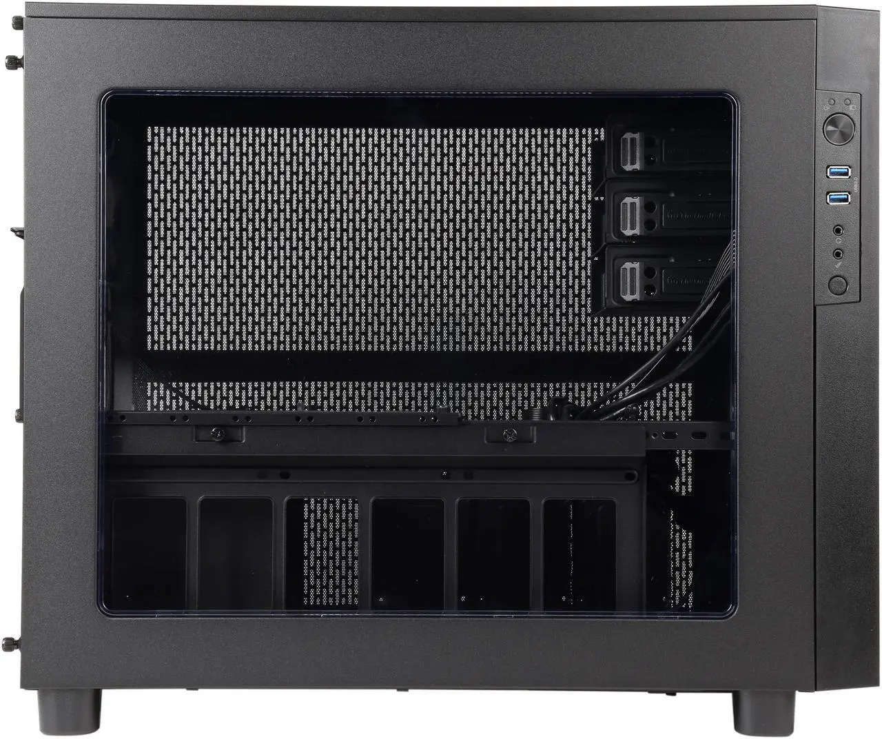 Alt view image 5 of 8 - Thermaltake Core X2 Black Micro ATX Stackable Tt LCS Certified Cube Chassis CA-1D7-00C1WN-00