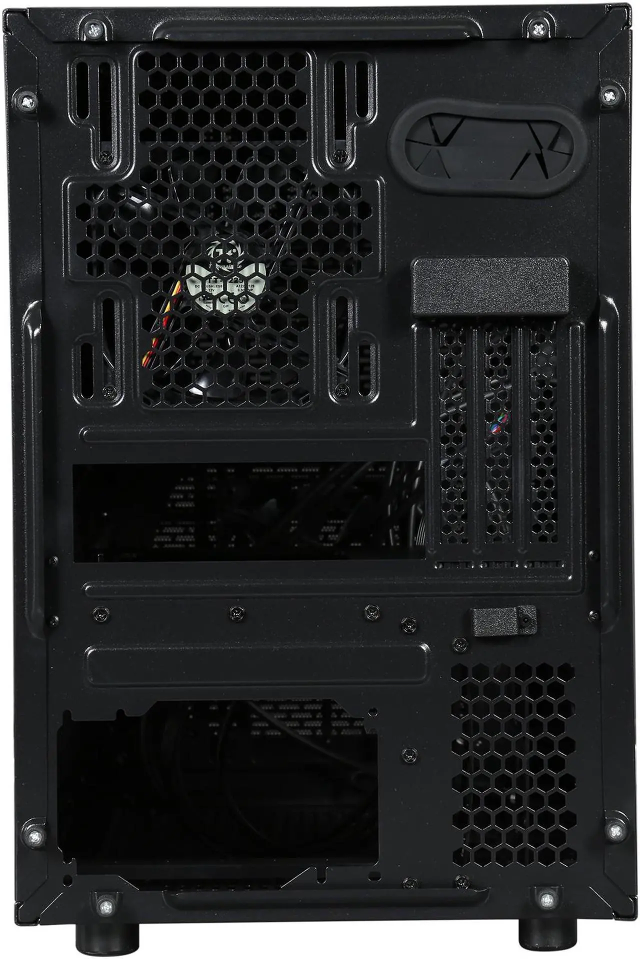 Alt view image 6 of 9 - Thermaltake Core X1 Black Mini ITX Stackable Tt LCS Certified Cube Chassis CA-1D6-00S1WN-00