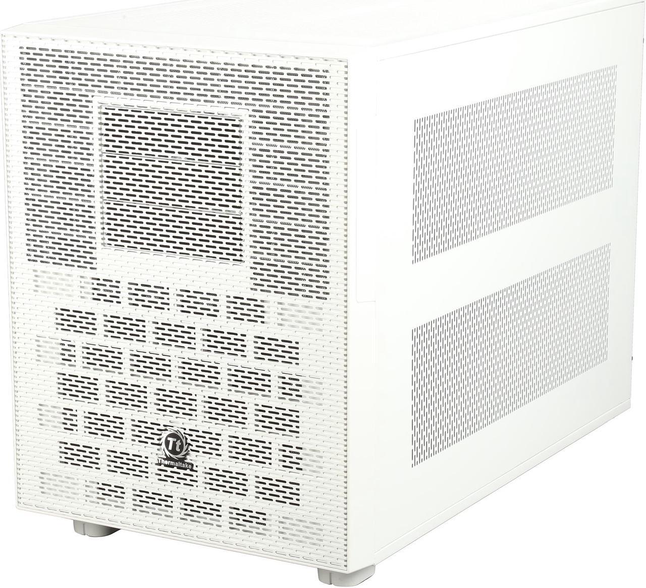 Alt view image 4 of 9 - Thermaltake Core X9 Snow Edition E-ATX Stackable Tt LCS Certified Cube Chassis CA-1D8-00F6WN-00