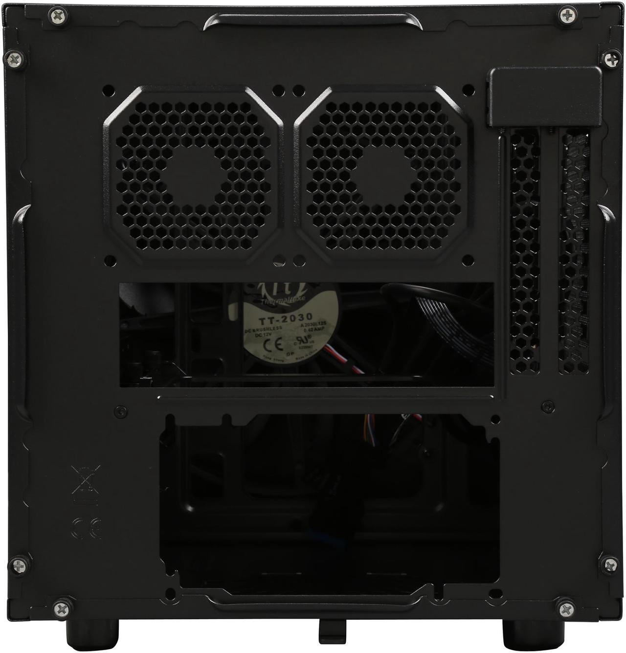 Alt view image 9 of 9 - Thermaltake Suppressor F1 CA-1E6-00S1WN-00 Black SPCC Mini-ITX Computer Case
