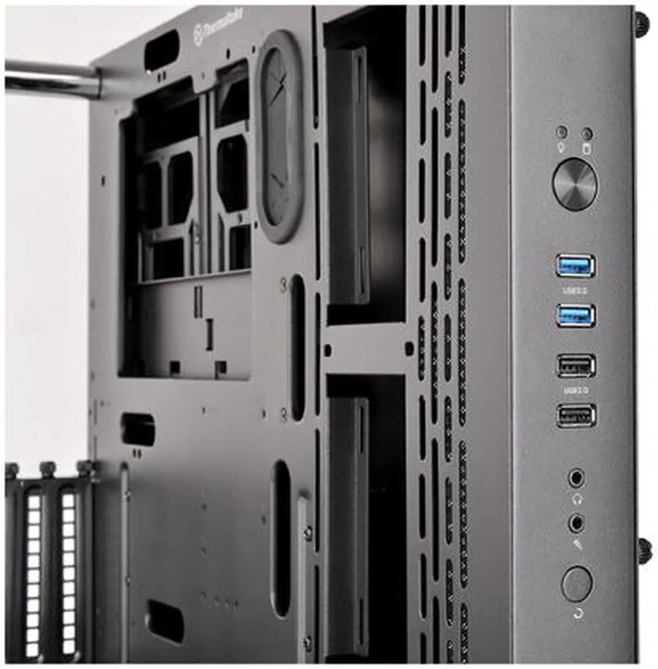 Alt view image 9 of 10 - Thermaltake Core P3 SE Black ATX Open Frame Panoramic Viewing Tt LCS Certified Gaming Computer Case w/o Riser Cable CA-1G4-00M1WN-02