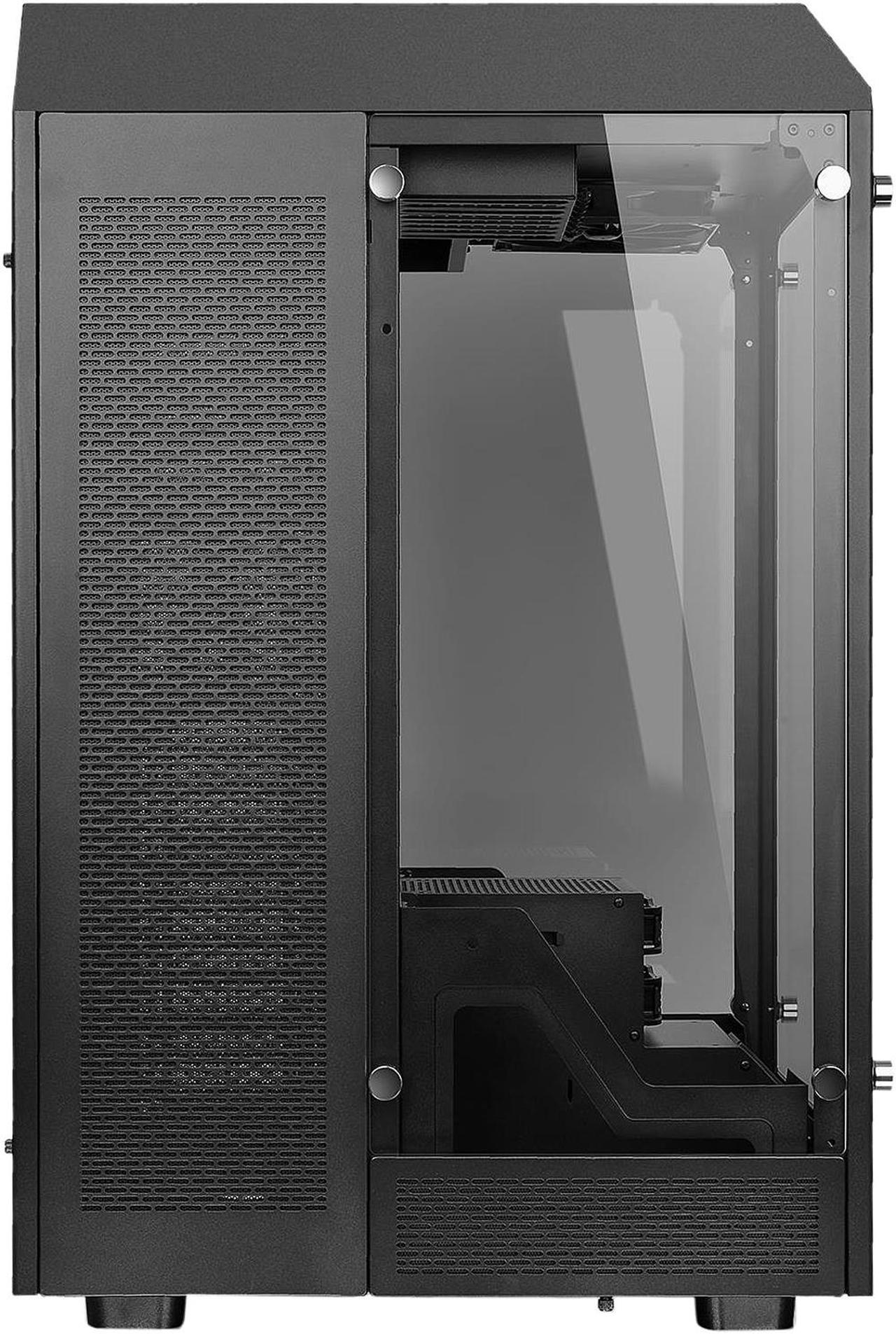 Alt view image 2 of 11 - Thermaltake Tower 900 Black Tempered Glass Fully Modular E-ATX Vertical Super Tower Chassis CA-1H1-00F1WN-00