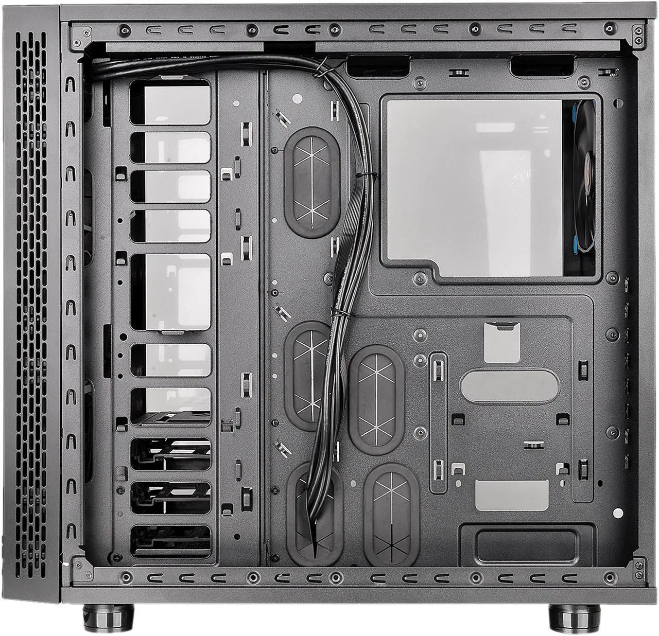 Alt view image 4 of 19 - Thermaltake View 31 Dual Tempered Glass ATX Tt LCS Certified Black Gaming Mid Tower Computer Case CA-1H8-00M1WN-00