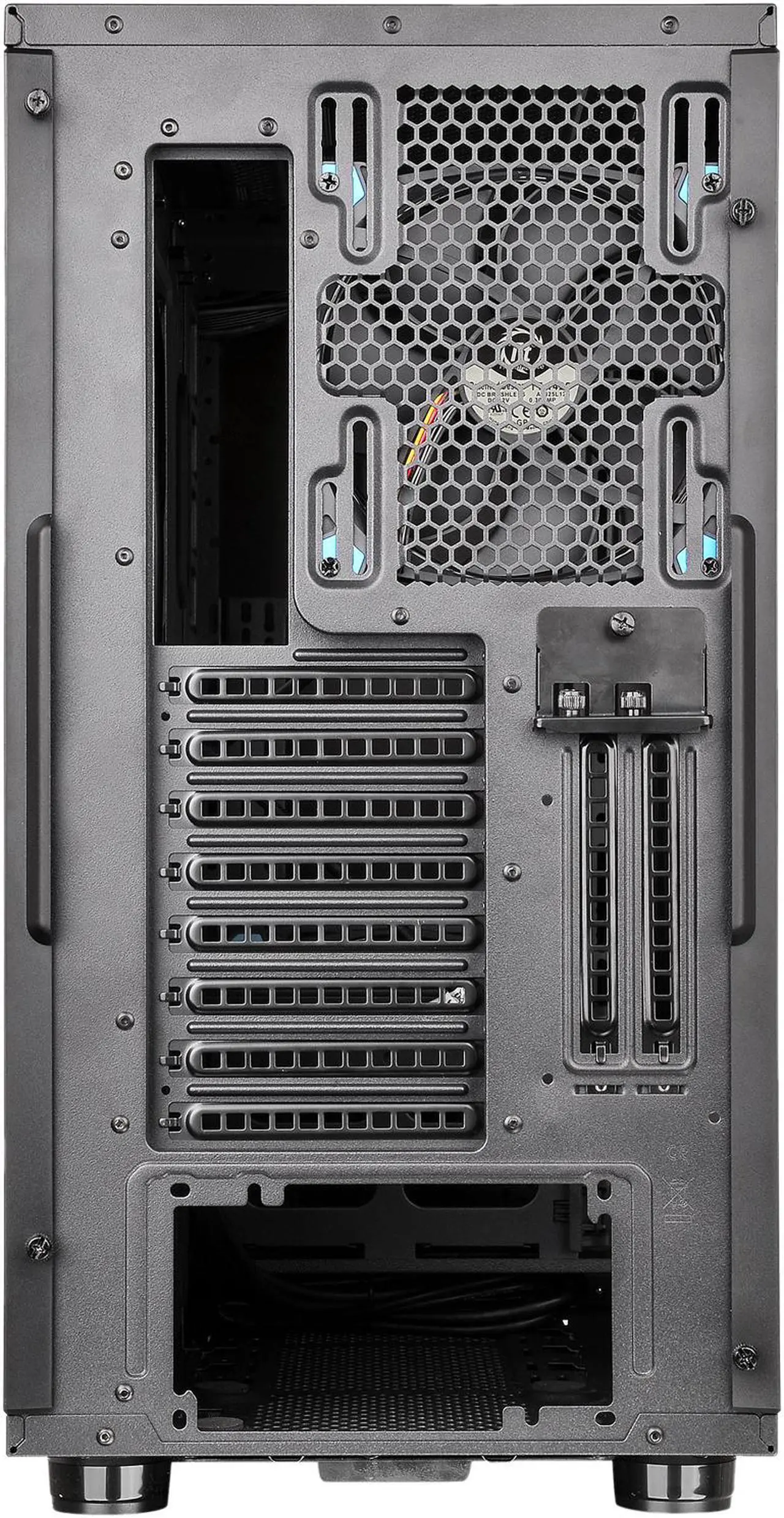 Alt view image 10 of 19 - Thermaltake View 31 Dual Tempered Glass ATX Tt LCS Certified Black Gaming Mid Tower Computer Case CA-1H8-00M1WN-00