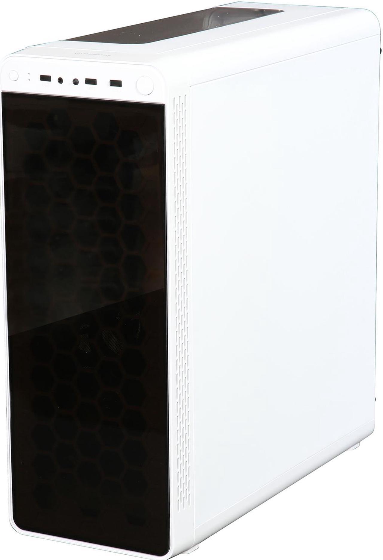 Alt view image 4 of 9 - Thermaltake View 27 Snow ATX Gull Wing Window Tt LCS Certified Gaming Mid Tower Computer Case with 4 x 120mm White Riing Fan CA-1G7-00M6WN-WT