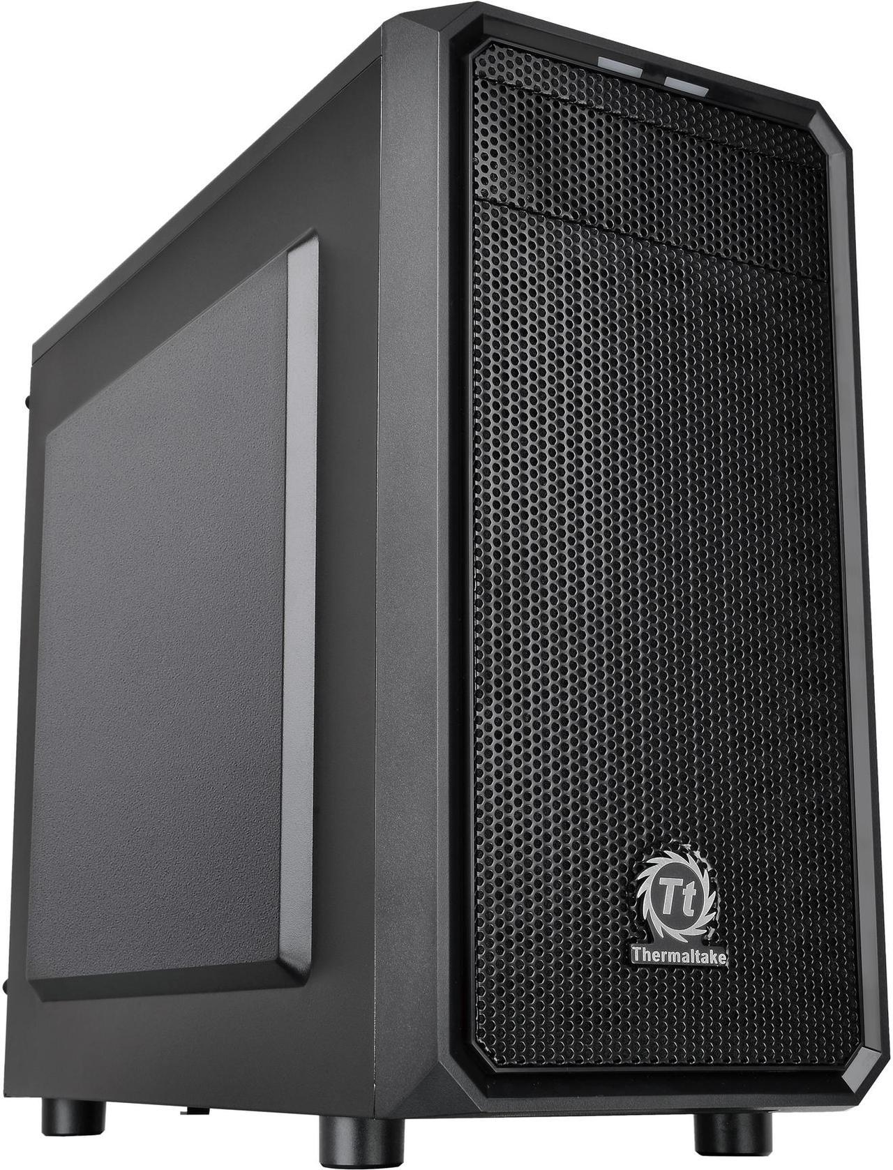 Thermaltake Versa H15 Black SPCC Micro ATX Tower Computer Case CA-1D4-00S1NN-00