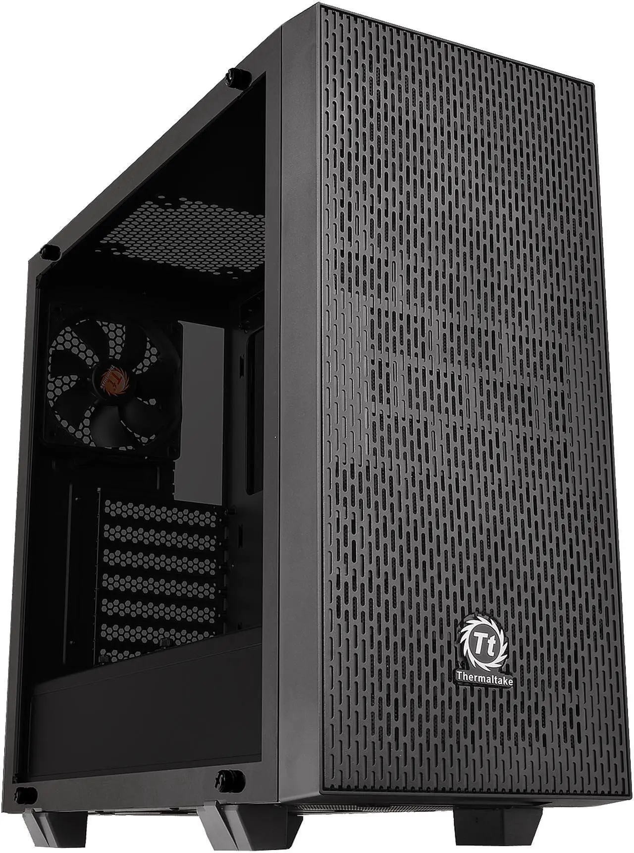Main image of Thermaltake Core G21 Dual 4mm Tempered Two-Toned Glass Power Cover ATX Black Gaming Computer Case CA-1I4-00M1WN-00