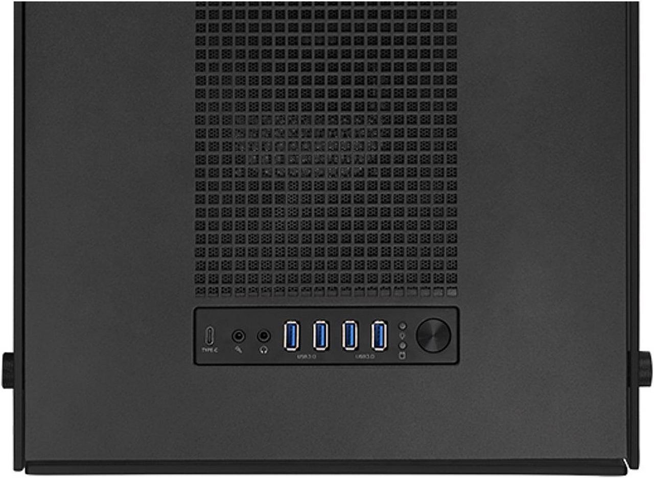 Alt view image 12 of 19 - Thermaltake View 91 RGB PLUS Tempered Glass XL-ATX Vertical GPU Modular Black Gaming Super Tower Computer Case CA-1I9-00F1WN-00