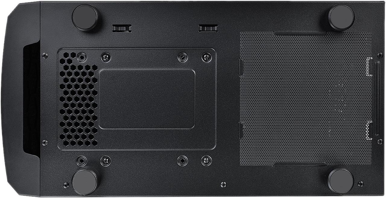 Alt view image 8 of 14 - Thermaltake Versa J25 Tempered Glass RGB Edition CA-1L8-00M1WN-01 Black SPCC / Tempered Glass ATX Mid Tower Computer Case