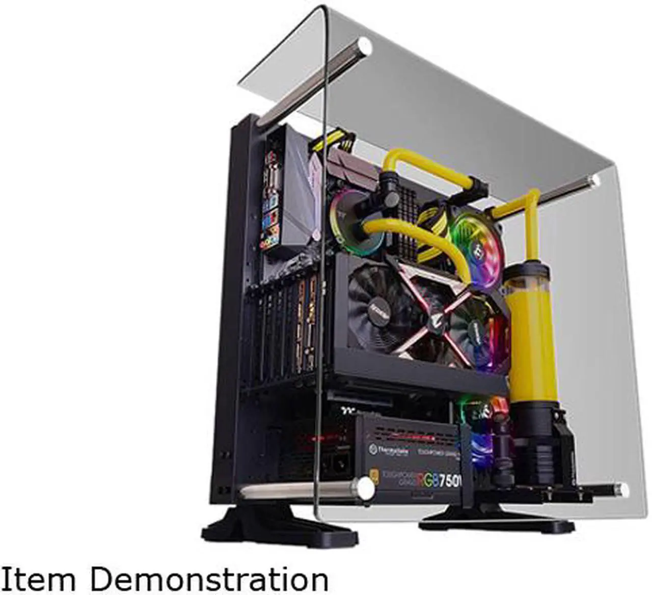 Alt view image 18 of 20 - Thermaltake Core P3 Tempered Glass Curved Edition CA-1G4-00M1WN-05 Black SPCC / Tempered Glass ATX Open Frame Chassis Computer Case