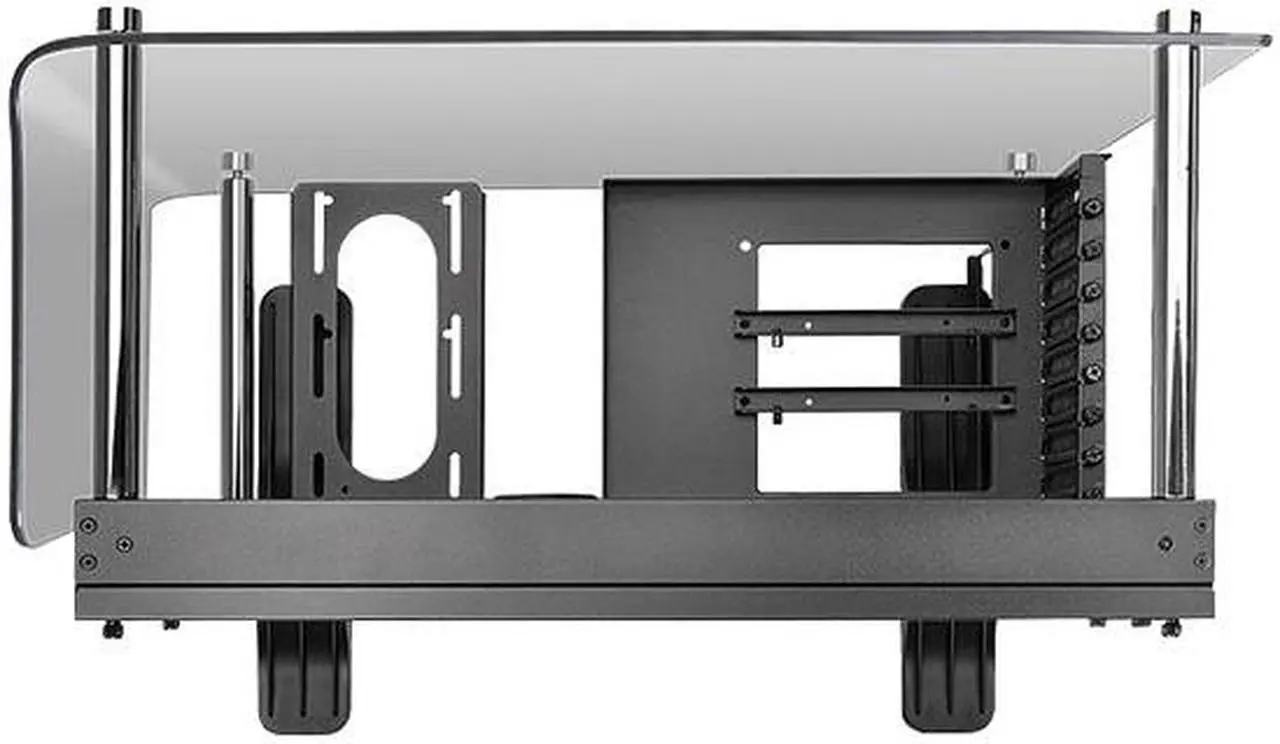 Alt view image 16 of 20 - Thermaltake Core P3 Tempered Glass Curved Edition CA-1G4-00M1WN-05 Black SPCC / Tempered Glass ATX Open Frame Chassis Computer Case