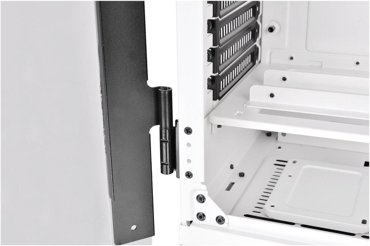 Alt view image 9 of 18 - Thermaltake View 51 Snow Motherboard Sync ARGB E-ATX Full Tower Gaming Computer Case with 2 200mm ARGB 5V Motherboard Sync RGB Fans + 140mm Black Rear Fan Pre-Installed CA-1Q6-00M6WN-00