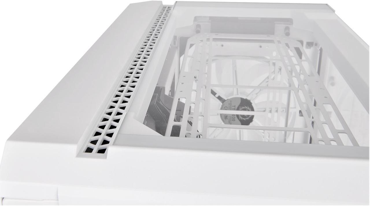Alt view image 7 of 18 - Thermaltake View 51 Snow Motherboard Sync ARGB E-ATX Full Tower Gaming Computer Case with 2 200mm ARGB 5V Motherboard Sync RGB Fans + 140mm Black Rear Fan Pre-Installed CA-1Q6-00M6WN-00