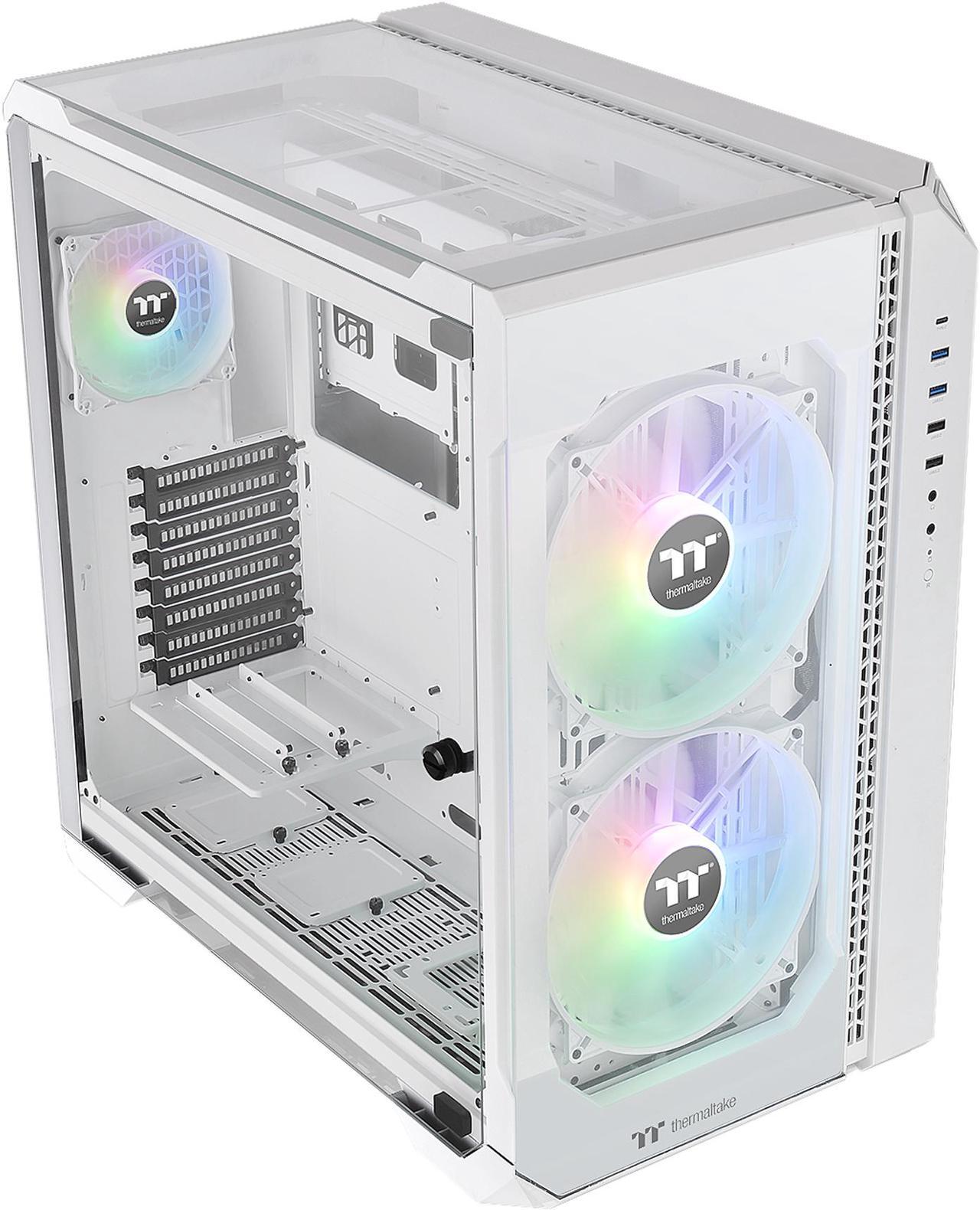Main image of Thermaltake View 51 Snow Motherboard Sync ARGB E-ATX Full Tower Gaming Computer Case with 2 200mm ARGB 5V Motherboard Sync RGB Fans + 140mm Black Rear Fan Pre-Installed CA-1Q6-00M6WN-00