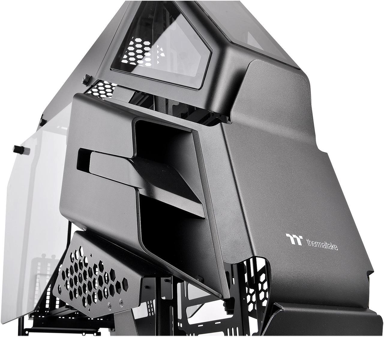 Alt view image 14 of 20 - Thermaltake AH T600 Helicopter Styled Open Frame Tempered Glass Swing Door E-ATX Full Tower Case CA-1Q4-00M1WN-00