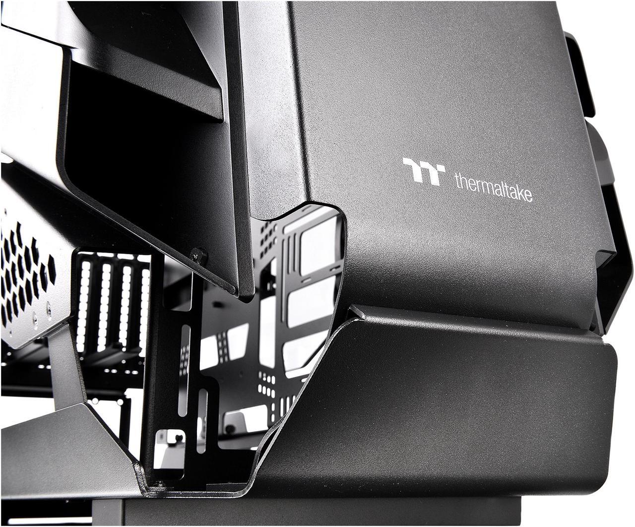 Alt view image 16 of 20 - Thermaltake AH T600 Helicopter Styled Open Frame Tempered Glass Swing Door E-ATX Full Tower Case CA-1Q4-00M1WN-00