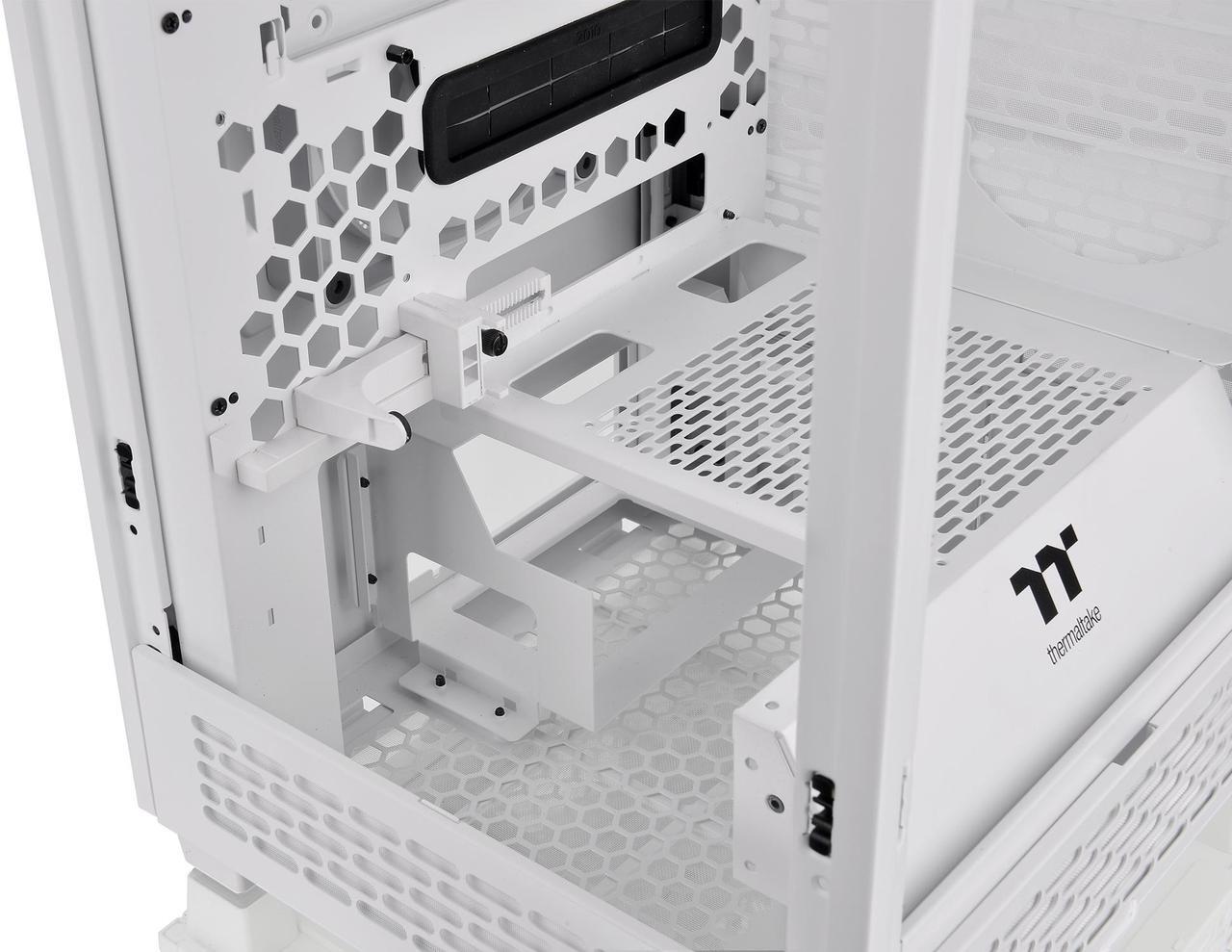 Alt view image 11 of 17 - Thermaltake Tower 200 Snow Mini-ITX Computer Case; 2x140mm Pre-installed White CT140 Fans; Supports GPU Length Up To 380mm; CA-1X9-00S6WN-00; White