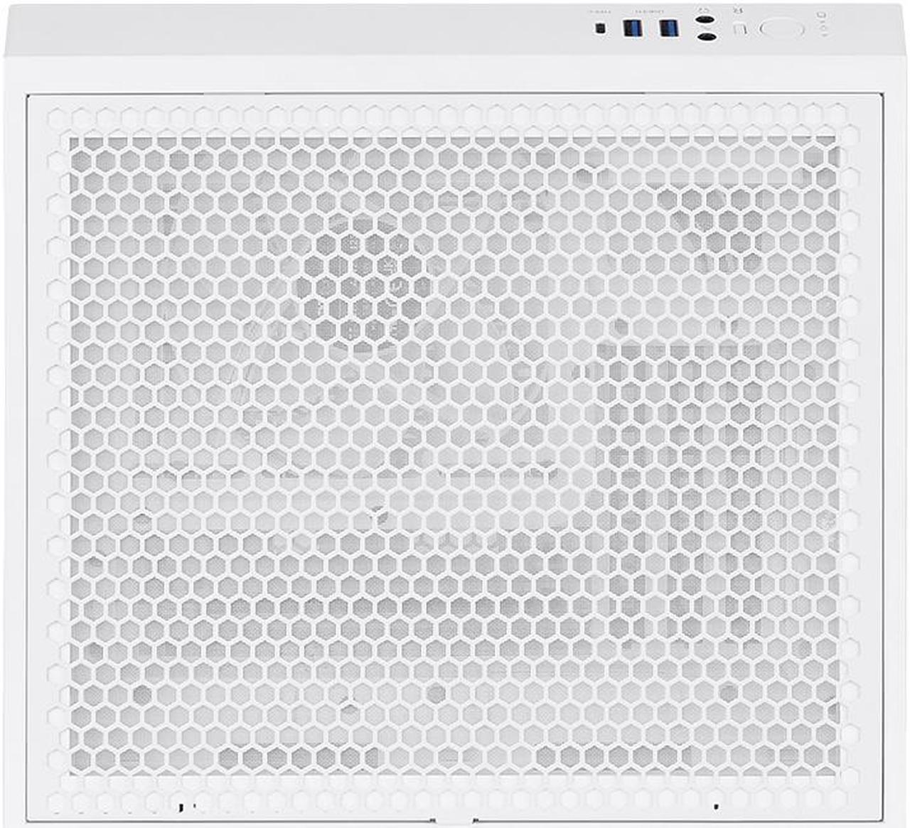 Alt view image 16 of 17 - Thermaltake Tower 200 Snow Mini-ITX Computer Case; 2x140mm Pre-installed White CT140 Fans; Supports GPU Length Up To 380mm; CA-1X9-00S6WN-00; White