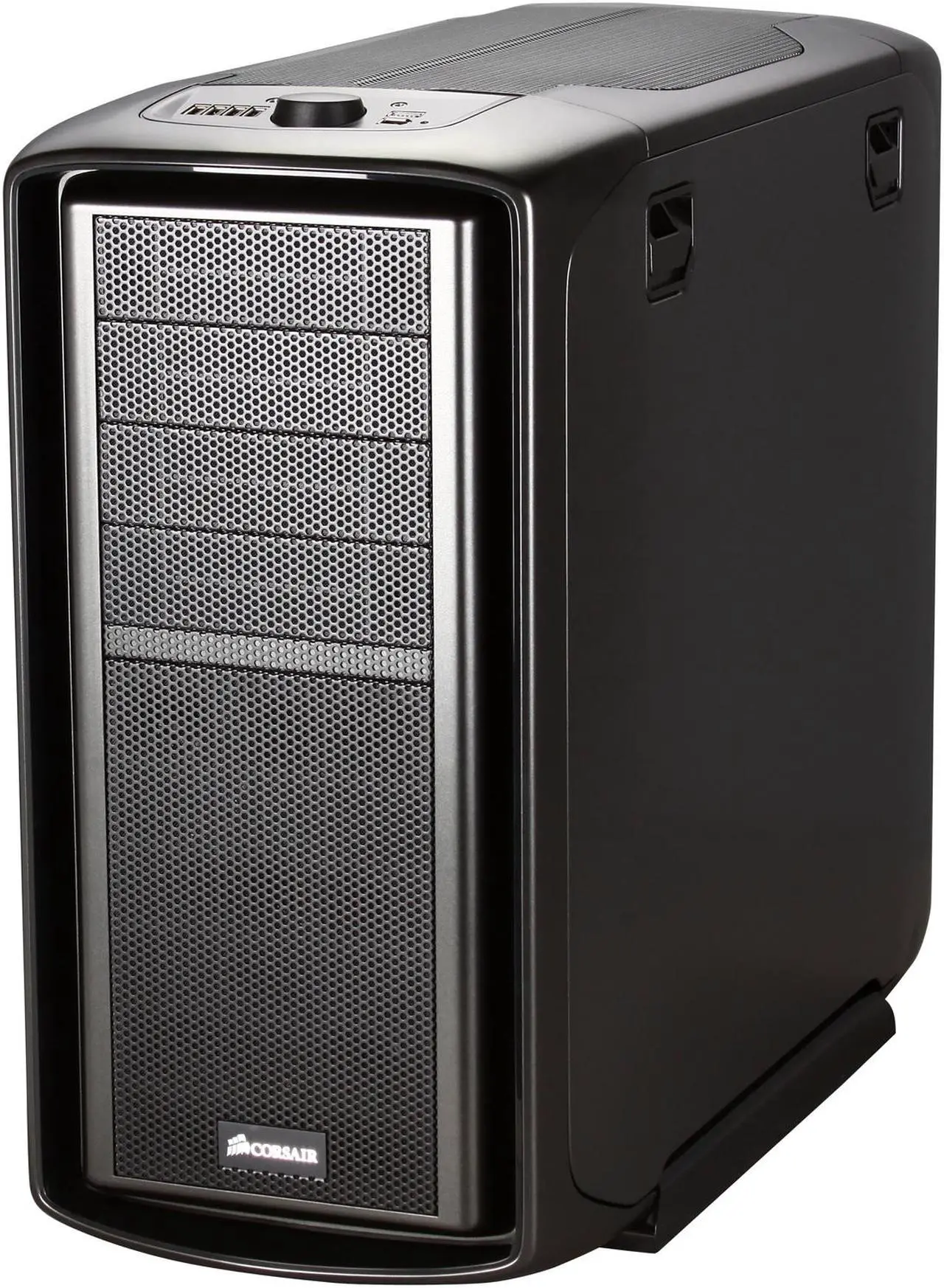 Alt view image 3 of 10 - Corsair Graphite Series 600T Black Steel / Plastic ATX Mid Tower Computer Case
