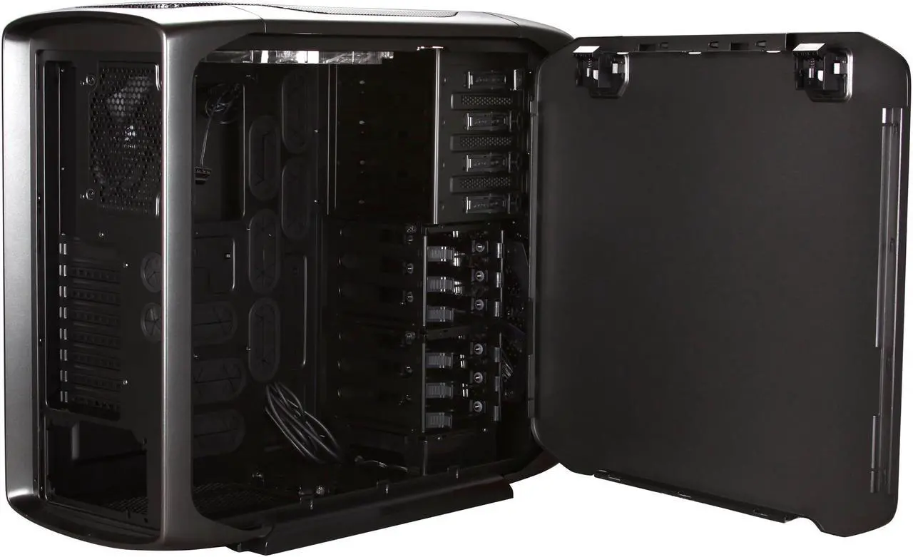Alt view image 5 of 10 - Corsair Graphite Series 600T Black Steel / Plastic ATX Mid Tower Computer Case