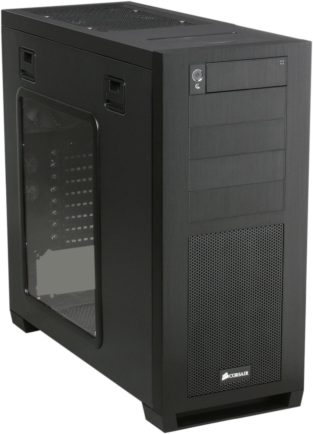 Corsair Obsidian Series 650D Black Steel / Aluminum ATX Mid Tower Computer Case w/Side Panel Window