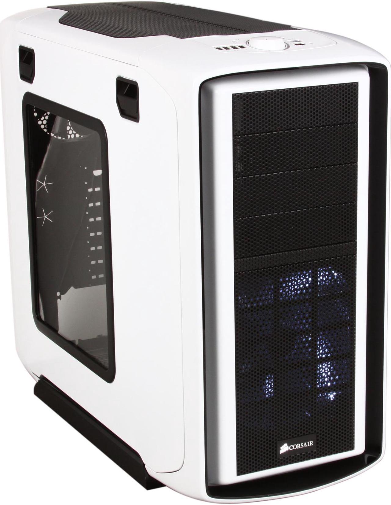 Corsair Graphite Series 600T Arctic White Steel / Plastic ATX Mid Tower Computer Case