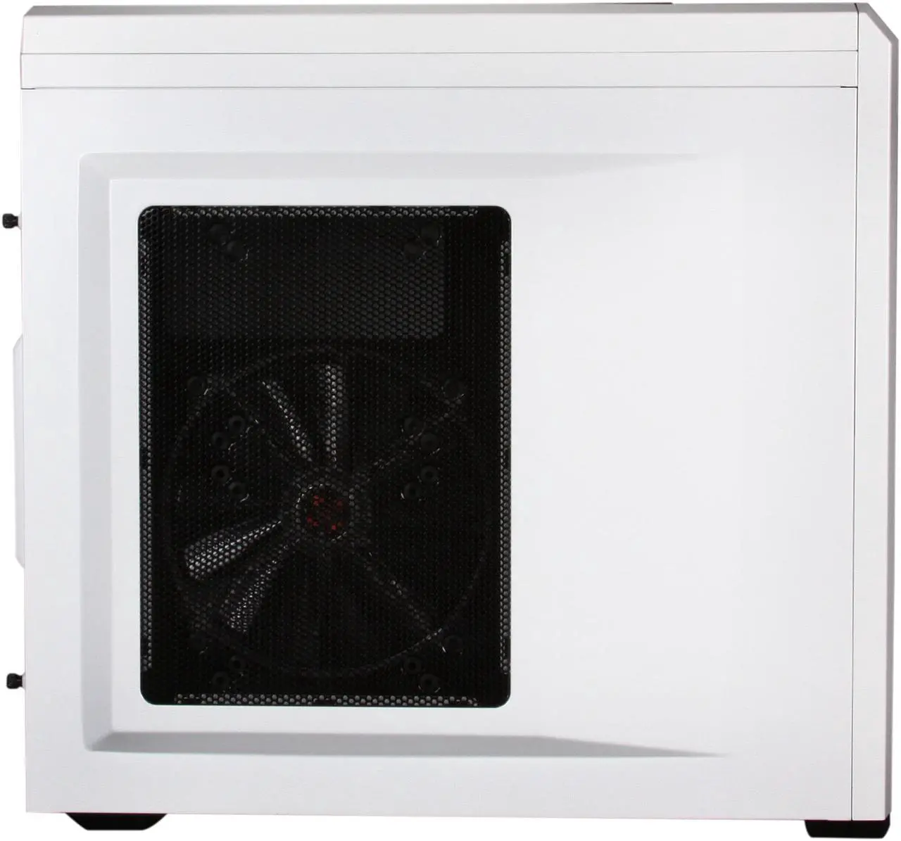 Alt view image 4 of 9 - Corsair Carbide Series 500R Arctic White Steel / Plastic ATX Mid Tower Gaming Case